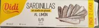Mängden socker i Sardinillas en aceite de girasol al limón