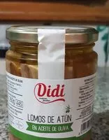 Mängden socker i Lomos de Atún en aceite de oliva