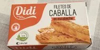 Mängden socker i Filetes de caballa en escabeche