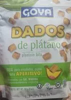 Mängden socker i Dados de plátano