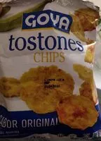 Mängden socker i Tostones chips