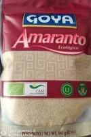 Mängden socker i Amaranto ecológico