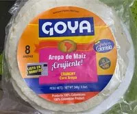 Mängden socker i Arepa maiz crujiente