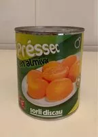 Mängden socker i Préssec en almívar