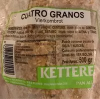 Mängden socker i Cuatro granos