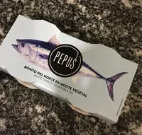 Mängden socker i Bonito del norte en aceite vegetal
