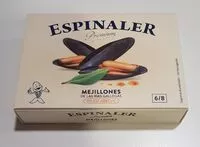 Mängden socker i Espinaler mejillones premium en escabeche