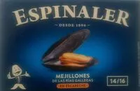 Mängden socker i Espinaler mejillones en escabeche