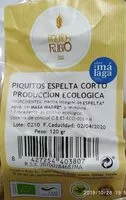 Mängden socker i Piquitos Espelta Corto Producción Ecológica