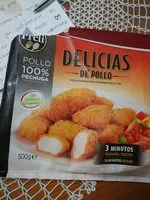 Mängden socker i Delicias de pollo
