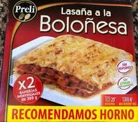 Mängden socker i Lasaña boloñesa