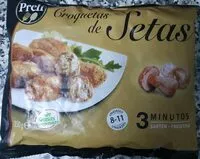 Mängden socker i Croquetas de setas