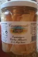 Mängden socker i Espárragos cortos blancos muy gruesos