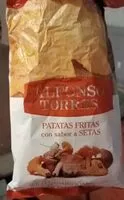 Mängden socker i Patatas fritas Alfonso torres