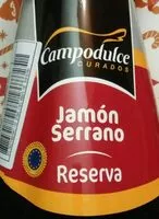 Mängden socker i Jamón serrano de reserva