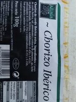 Mängden socker i Chorizo Ibérico