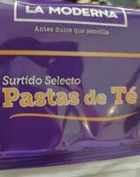 Mängden socker i Surtido pastas de té
