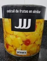 Mängden socker i cocktal de frutas en Almíbar