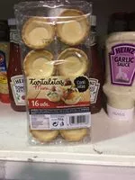 Mängden socker i 16 Mini Tartaletas