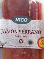 Mängden socker i Jamón serrano
