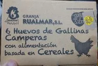 Mängden socker i 6 huevos de gallinas camperas