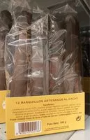Mängden socker i Barquillos artesanos al cacao