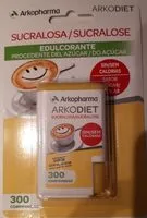 Mängden socker i SUCRALOSA ARKODIET