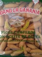 Mängden socker i Picos de pan artesanos con aceite de oliva