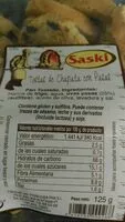 Mängden socker i Tostas de chapata con pasas