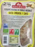 Mängden socker i Escalopas vegetales de cereales integrales queso emmental y comte