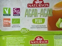 Mängden socker i AGAR-AGAR pera