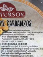 Mängden socker i Chips De Garbanzos Bio Natursoy