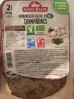 Mängden socker i Hamburguesa vegetal de tofu champiñones