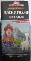 Mängden socker i Super chocolate MACHU PICCHU
