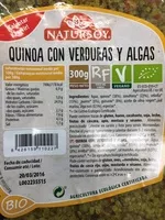 Mängden socker i Quinoa con verduras y algas