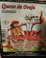 Mängden socker i Queso de oveja curado