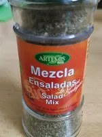 Mängden socker i Mezcla ensaladas mix