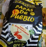 Mängden socker i Papas de Pueblo Sabor Queso Manchego