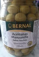 Mängden socker i Aceitunas manzanilla