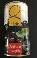 Mängden socker i Aceitunas Negras Enteras