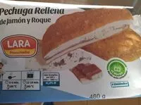 Mängden socker i Pechuga rellena de jamón y roquefort