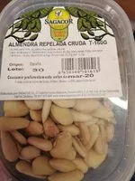 Mängden socker i Almendra pelada cruda