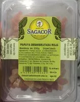 Mängden socker i Papaya deshidratada roja