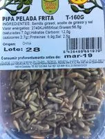 Mängden socker i Pipa pelada frita