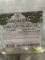 Mängden socker i Goma surtida azucar