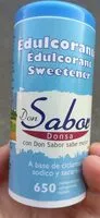Mängden socker i Edulcorante