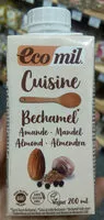 Mängden socker i Cuisine Bechamel De Almendras Bio Ecomil Nutriops