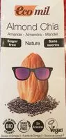 Mängden socker i Almond Chia sans sucres