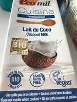 Mängden socker i Lait de coco