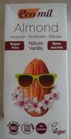 Mängden socker i Nature Vanilla Almond Drink U.H.T